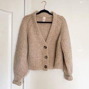 H&M Alpaca Wool Cardigan Size XL
